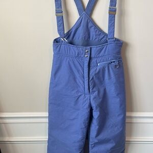 Tyrolia Blue Snow Bib Overalls purple color size 14